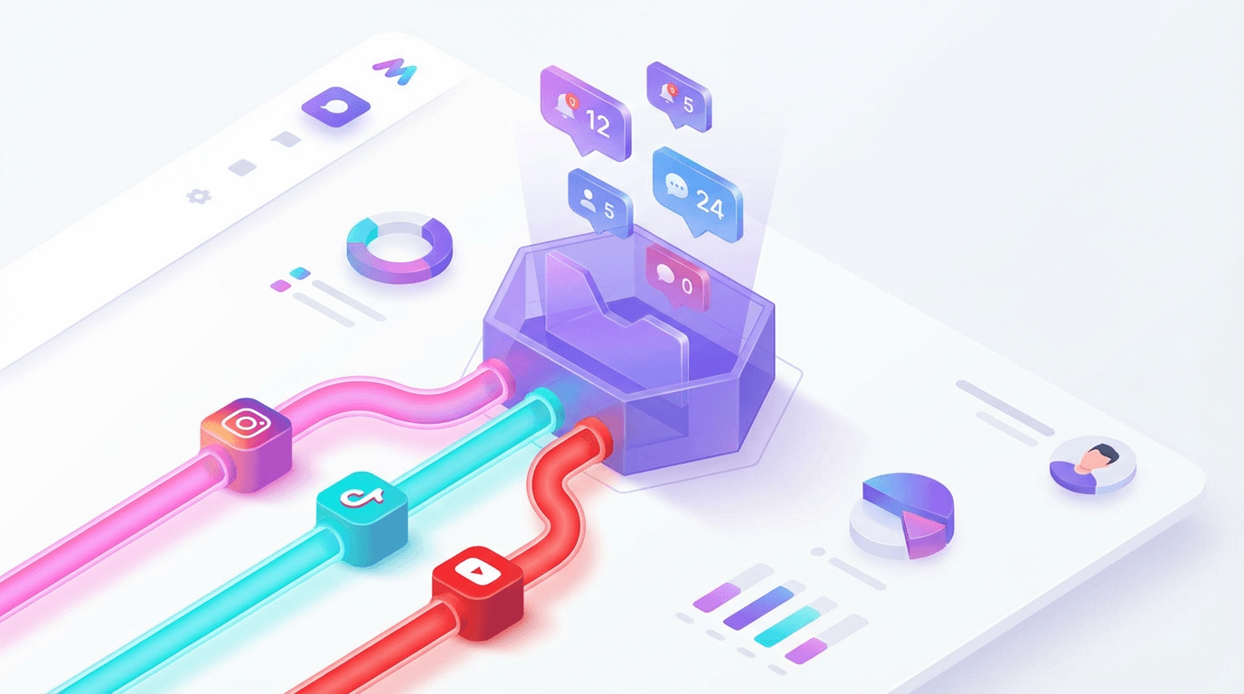 Instagram, TikTok, YouTube unified inbox